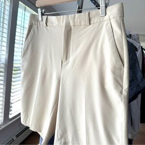 Banana Republic Bermuda shorts, high waisted, stretch polyester blend